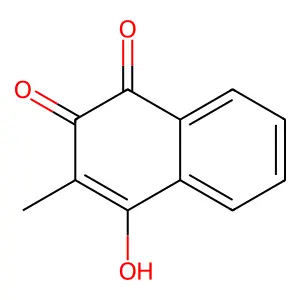 Phthiocol structure