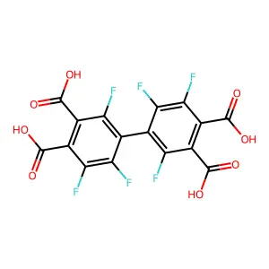 2,2',5,5',6,6'-Hexafluoro[1,1'-biphenyl]-3,3',4,4'-tetracarboxylic acid structure