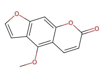 Bergapten structure