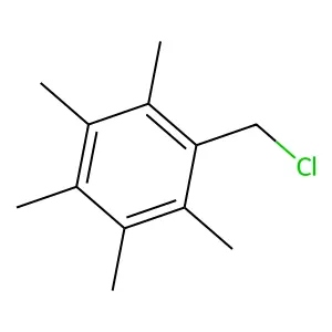 Benzene, 1-(chloromethyl)-2,3,4,5,6-pentamethyl- structure