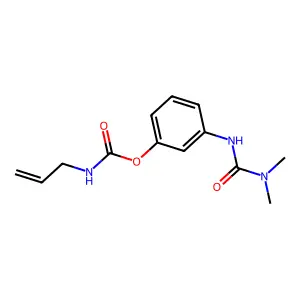 Carbamic acid, allyl-, ester with 3-(m-hydroxyphenyl)-1,1-dimethylurea structure