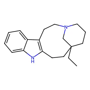 (-)-Quebrachamine structure