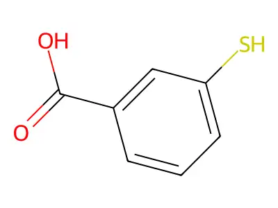 Benzoic acid, 3-mercapto- structure