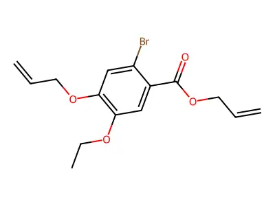 Allyl 4-(allyloxy)-2-bromo-5-ethoxybenzoate structure