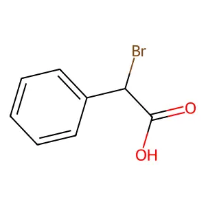 Bromo(phenyl)acetic acid structure