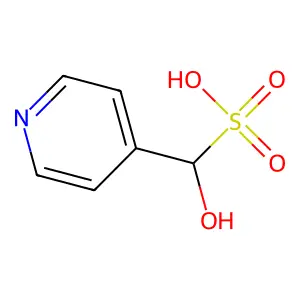 alpha-Hydroxy-4-pyridinemethanesulfonic acid structure
