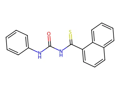 1-(Naphthalene-1-carbothioyl)-3-phenylurea structure