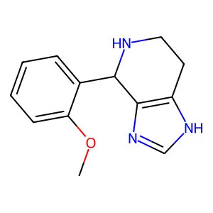 4-(2-methoxyphenyl)-4,5,6,7-tetrahydro-3H-imidazo[4,5-c]pyridine structure
