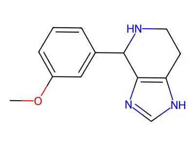 4-(3-methoxyphenyl)-4,5,6,7-tetrahydro-3H-imidazo[4,5-c]pyridine structure