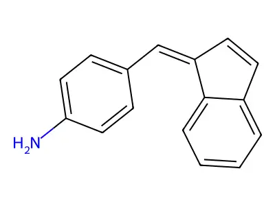 4-((1H-Inden-1-ylidene)methyl)aniline structure