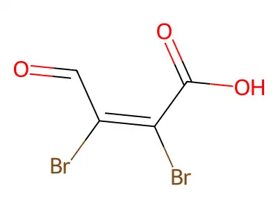 2,3-Dibromomalealdehydic acid structure