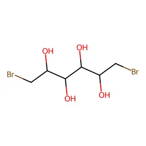1,6-Dibromo-1,6-dideoxyhexitol structure