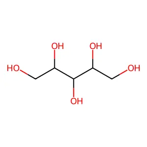 (2S,4R)-Pentane-1,2,3,4,5-Pentol structure