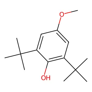 2,6-Di-tert-butyl-4-methoxyphenol structure