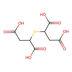 Thiodisuccinic acid structure