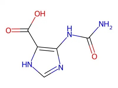 5-Ureidoimidazole-4-carboxylic acid structure