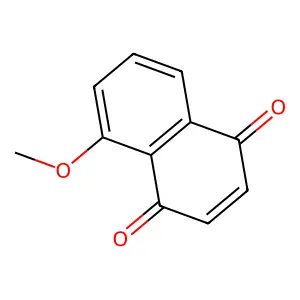 1,4-Naphthalenedione, 5-methoxy- structure