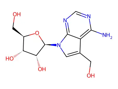 5-Hydroxymethyltubercidin structure
