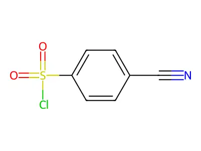 4-Cyanobenzenesulfonyl chloride structure
