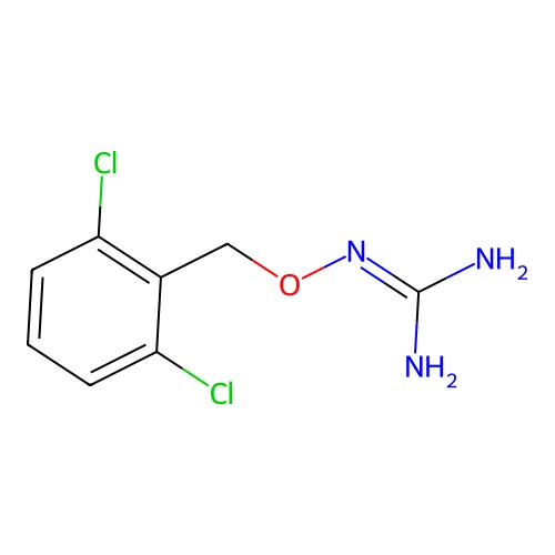 2-[(2,6-Dichlorophenyl)methoxy]guanidine structure
