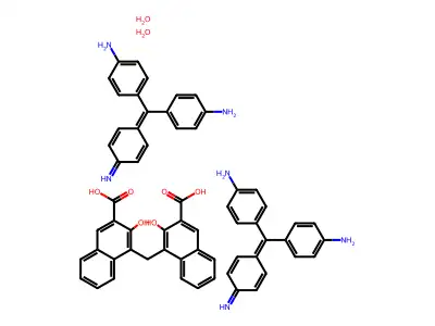 Pararosaniline Pamoate structure