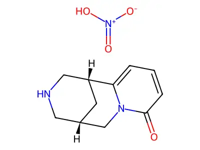 11-Aza-7-azoniatricyclo[7.3.1.02,7]trideca-2,4-dien-6-one nitrate structure