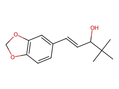 Stiripentol (USAN:INN:JAN) structure