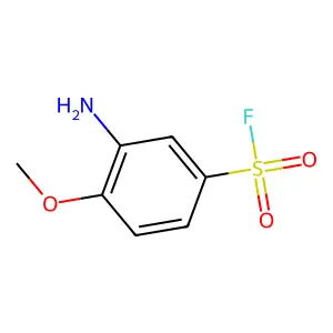 3-Amino-4-methoxyphenylsulphonyl fluoride structure