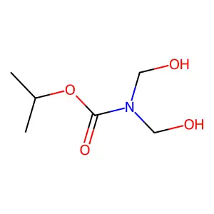 Carbamic acid, N,N-bis(hydroxymethyl)-, 1-methylethyl ester structure