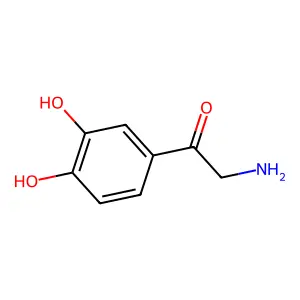 2-Amino-1-(3,4-dihydroxyphenyl)ethanone structure
