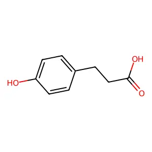 3-(4-Hydroxyphenyl)propionic acid structure
