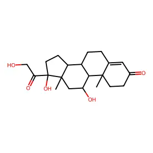 11,17,21-Trihydroxypregn-4-ene-3,20-dione structure