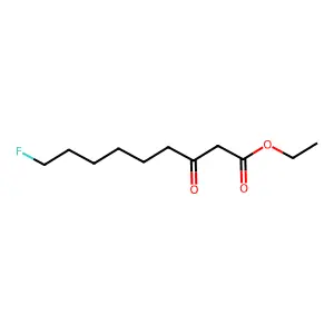 Ethyl 9-fluoro-3-oxononanoate structure