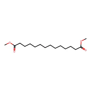 Dimethyl tetradecanedioate structure