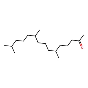 6,10,14-Trimethyl-2-pentadecanone structure