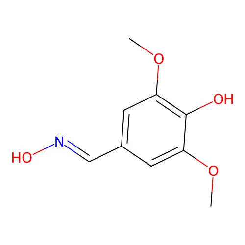 4-(Hydroxyiminomethyl)-2,6-dimethoxyphenol structure