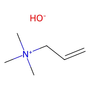 N,N,N-Trimethylprop-2-en-1-aminium hydroxide structure