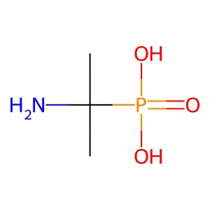 1-Amino-1-methylethanephosphonic acid structure