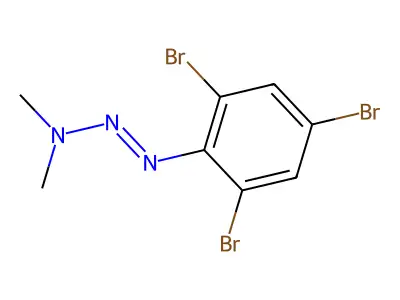 1-(2,4,6-Tribromophenyl)-3,3-dimethyltriazene structure