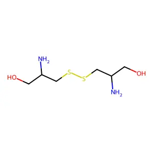 1-Propanol, 3,3'-dithiobis(2-amino- structure