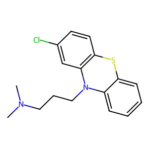 Chlorpromazine structure