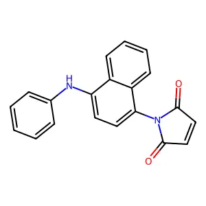 1-(4-(Phenylamino)-1-naphthalenyl)-1H-pyrrole-2,5-dione structure