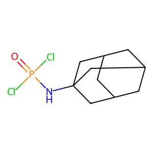 Phosphoramidic dichloride, tricyclo(3.3.1.13,7)dec-1-yl- structure
