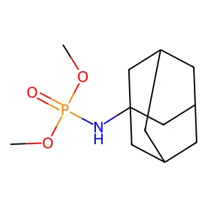 dimethyl N-1-adamantylphosphoramidate structure