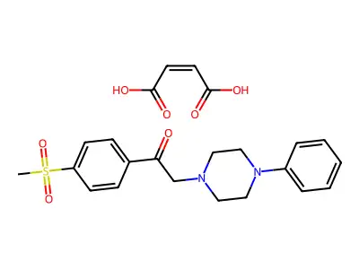 Mesylphenacyrazine structure