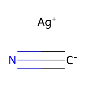Silver cyanide structure