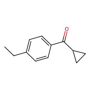 Cyclopropyl 4-ethylphenyl ketone structure
