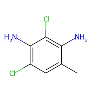 1,3-Benzenediamine, 2,4-dichloro-6-methyl- structure