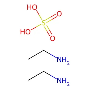 Sulfuric acid, di(ethylamine) salt structure