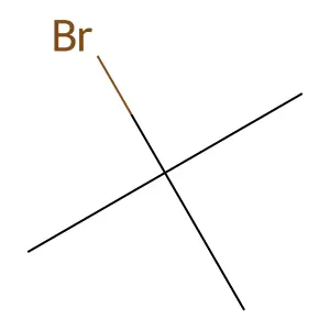 t-Butyl bromide structure